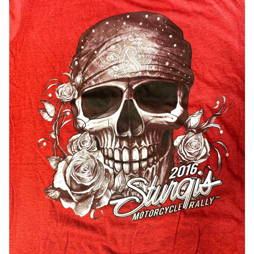 NWT 2016 Hot Leathers Apparel Official Sturgis Motorcycle Rally T-Shirt UNISEX